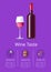 Wine Taste with Text Sample Vector Illustration
