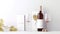 Wine tasting banner, clean minimalistic modern flyer card. AI generative