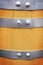 Wine wooden barrel