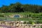 The winecave at Wollersheim Winery is set into a beautifully landscaped hillside.
