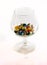 Wineglass with pills