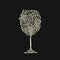 Wineglass, sketch for your design