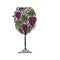 Wineglass, sketch for your design