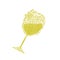 Wineglass, sketch for your design