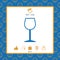 Wineglass symbol icon