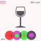 Wineglass symbol icon