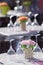 Wineglasses and table setting