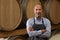 Winemaker in cellar