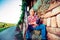 Winemaker Sitting By His Cottage