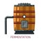 Winemaking fermentation barrel grape alcohol drink production