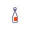 Winery alcohol drink line icon