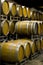 Winery Cellar Barrels