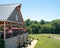 A winery outdoor patio on barn house based in United States