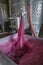 Winery producing wine, Grape ju in tank. Wine fermentation tanks. Wine fermentation process Red grapes in fermentation tank.