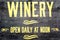 Winery Sign