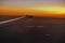 Wing of Aircraft during Sunset