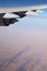 Wing of a jet plane and aerial view of Sahara desert.