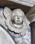 Winged Angel in Interior of chapel of saint marys church in warwick in england