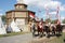 Winged cavalry. Grand Duchy Of Lithuania. Chivalry. Festival. Mstislavl