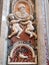 Winged Cherubs Holding Marble Bust, St Peter`s Basilica, Vatican City