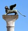 winged lion symbol of Venice in Italy