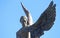 Winged Victory bronze statue commemorating the Marrickville's war dead outside Marrickville Town Hal