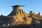 The Wings rock formation in Bisti/De-Na-Zin Wilderness Area, New Mexico