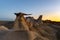 The Wings rock formation, Bisti/De-Na-Zin Wilderness Area, New Mexico, USA