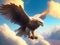 Wings of Wonder: Mesmerizing Griffin in the Sky Artwork for Sale