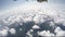 Wingsuit skydiving from 12000 feet