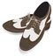 Wingtip shoes brown