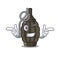 Wink grenade in the a mascot shape