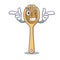 Wink wooden fork character cartoon