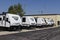 Winnebago Recreational Vehicles at a dealership. Winnebago is a manufacturer of RV and motorhome vacation vehicles