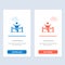 Winner, Business, Finish, Leader, Leadership, Man, Race  Blue and Red Download and Buy Now web Widget Card Template