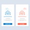 Winner, Business, Finish, Leader, Leadership, Man, Race  Blue and Red Download and Buy Now web Widget Card Template