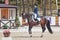 The Winner Inessa Merculova on horse named Mister X