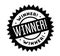 Winner rubber stamp