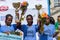 Winners of the 13th Edition Great Ethiopian Run womenâ€™s race