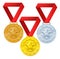 Winners medals