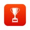 Winning gold cup icon digital red