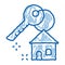 Winning House doodle icon hand drawn illustration