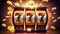 Winning Spree: Sevens on Slot Machine - Generative AI