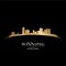 Winnipeg Manitoba Canada city skyline silhouette black background