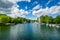 The Winnipesaukee River, in Lakeport, Laconia, New Hampshire.