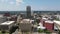 Winston-Salem Downtown Skyline. Aerial View, City Center. North Carolina USA