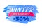 Winter 2017 Big Sale Icon Vector Illustration