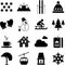 Winter/alpine/ski pictograms