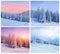 Winter Alps collage