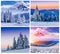 Winter Alps collage